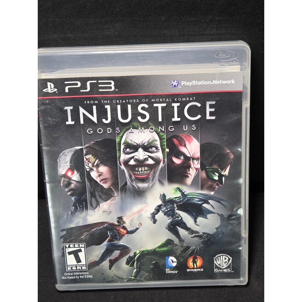 Injustice Gods Among Us Sony PS3 PlayStation 3 DC Comics Fighting Game T Rated
